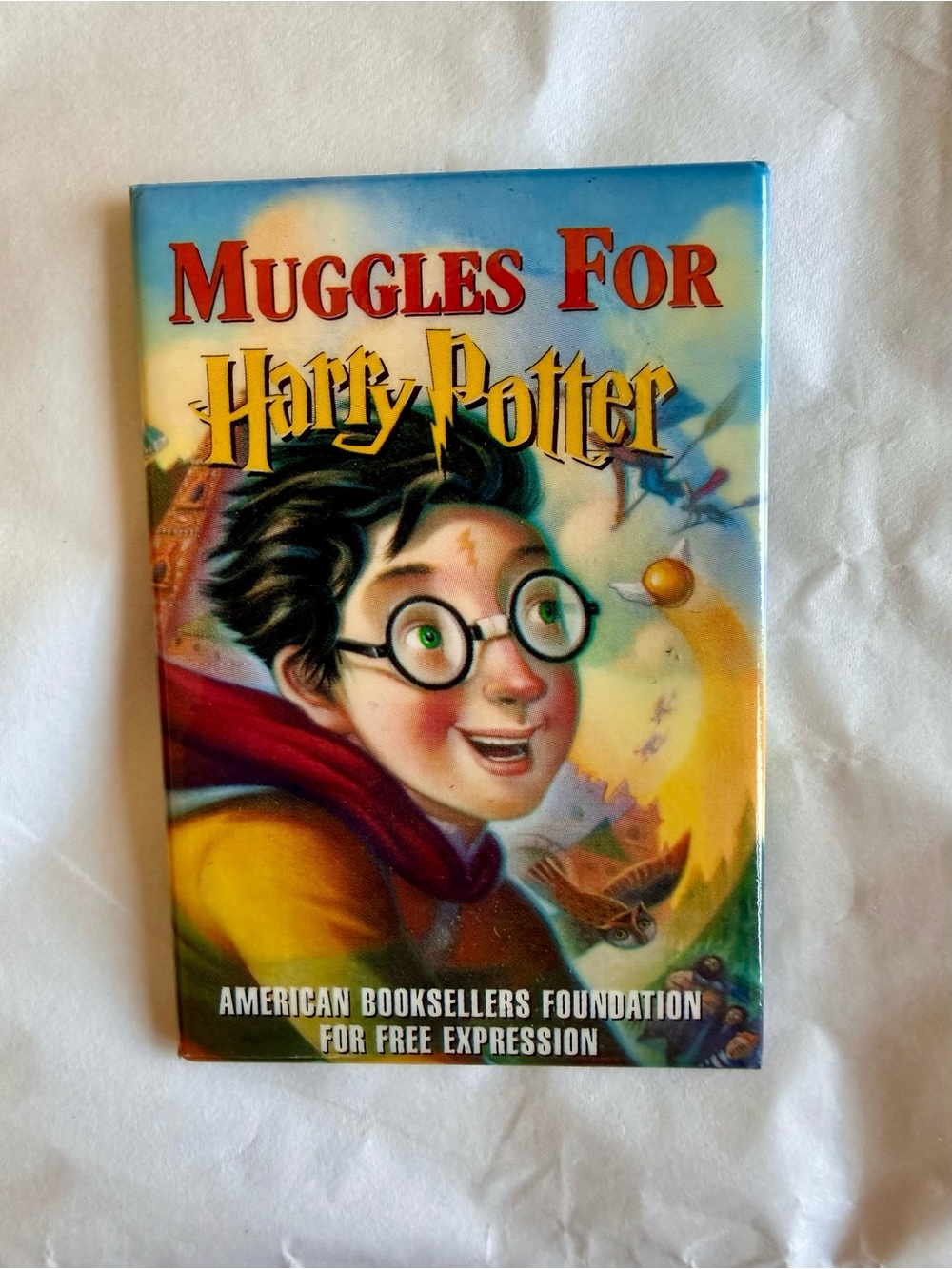 Muggles for Harry Potter Scholastic Pin